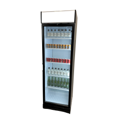 Armoire à boissons 1 porte battante avec canopy - 382 litres