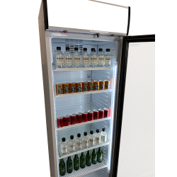 Armoire à boissons 1 porte battante avec canopy - 382 litres