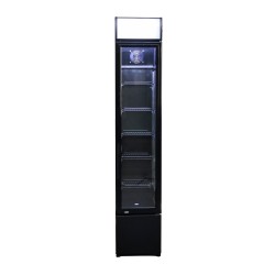 Armoire à boissons entièrement noire - 105 litres