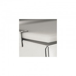 Table de préparation positive avec saladette à capot incorporée - 3 portes - 18 x GN 1/6
