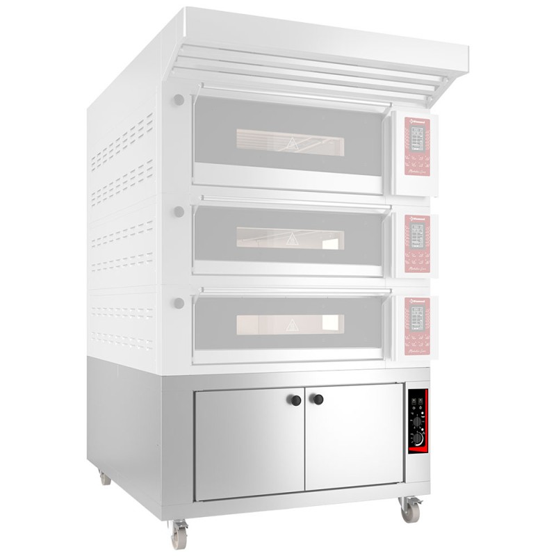 Étuve professionnelle pour fours à convection avec humidificateur sur roues