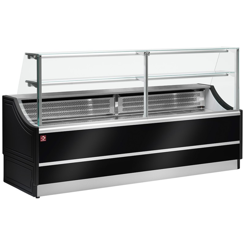 Vitrine réfrigérée pâtisserie vitre droite froid ventilé