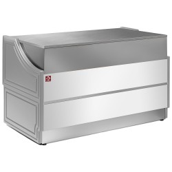 Meuble de caisse pour vitrine réfrigérée professionnel - 1000x750x650/890 mm