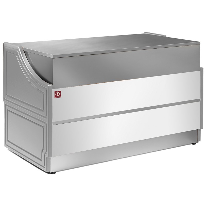 Meuble de caisse pour vitrine réfrigérée professionnel - 700x750x650/890 mm