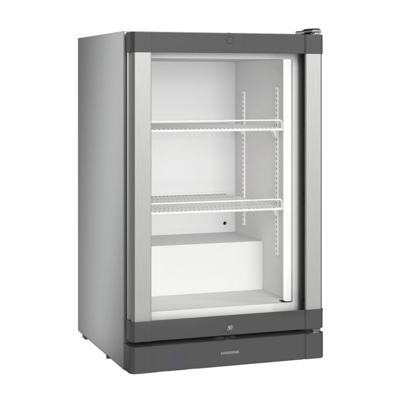 Armoire négative statique de comptoir, porte vitrée, 93L
