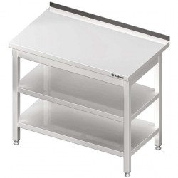 table de travail adossée avec deux étagères 1200x600x900 mm à monter