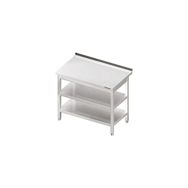 table de travail adossée avec deux étagères 1600x700x900 mm à monter