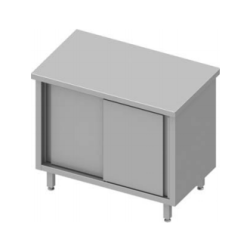 table de travail centrale avec portes coulissantes 1700x600x900 mm
