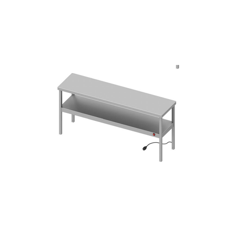 étagère du chef chauffante 2 niveaux 1000x300x700 mm