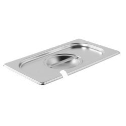 Couvercles à encoche louche pour bacs gastronormes GN 1/4