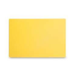 Planche à découper jaune HACCP 450 x 300