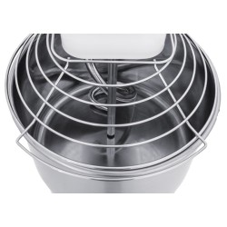 Pétrin à spirale pizza/pain - tête relevable et cuve amovible 16 litres 2 vitesses