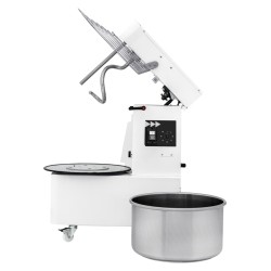 Pétrin à spirale pizza/pain - tête relevable et cuve amovible 48 litres Prismafood