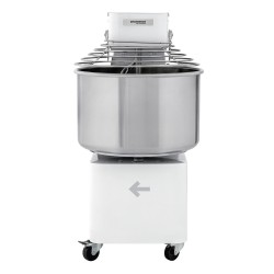Pétrin à spirale pizza/pain - tête fixe et cuve fixe 32 litres Prismafood