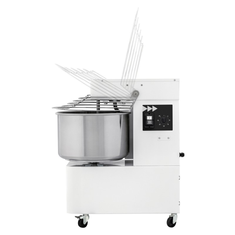 Pétrin à spirale pizza/pain - tête fixe et cuve fixe 16 litres Prismafood