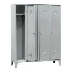 Armoire vestiaire 4 colonnes - 1 casier par colonne