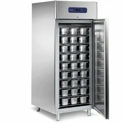 Armoire réfrigérée négative - 1 porte - capacité 54 bacs de 5 litres -10/-30°C