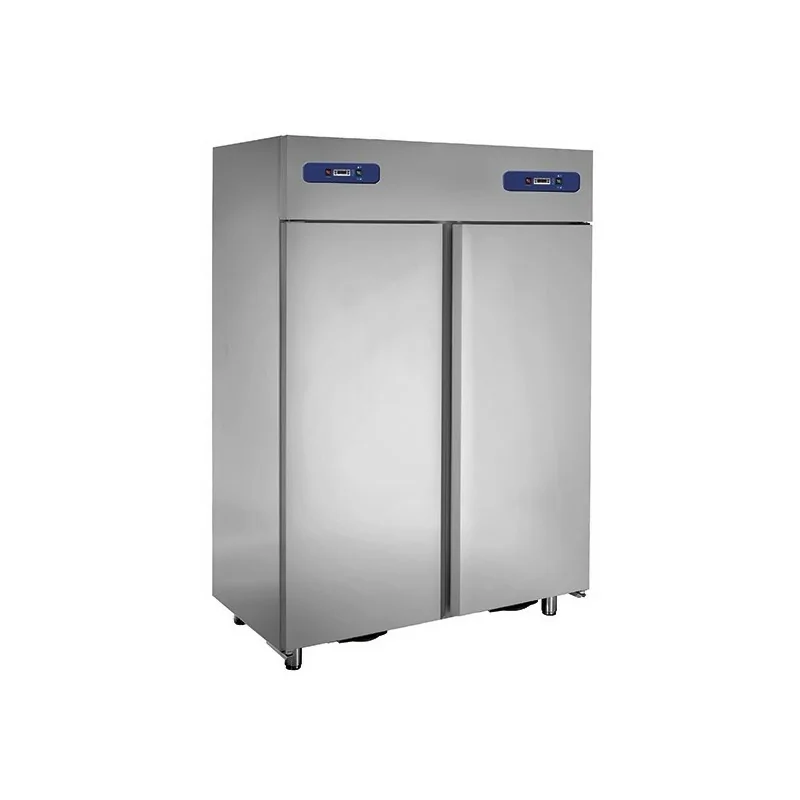 Armoire réfrigérée 2 portes - Positive ( 0/+10°C) et Négative (-18°/-22°C) - 1400 litres