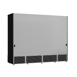 Armoire réfrigérée full black positive 0/+10°C - 4 portes vitrées battantes - 2025 litres