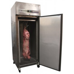 Armoire froide à gibier positive inox - 1 porte - 650 litres - froid  ventilé - GN 2/1