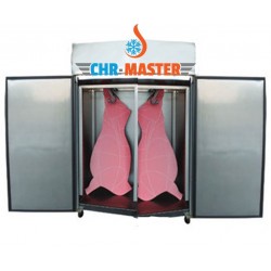 Armoire froide à gibier positive inox - 2 porte - froid  ventilé - GN 2/1