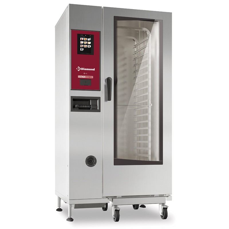 Four Ã©lectrique "Touch" vapeur boiler/ convection 20x GN1/1+ Cleaning Diamond SBET/20S