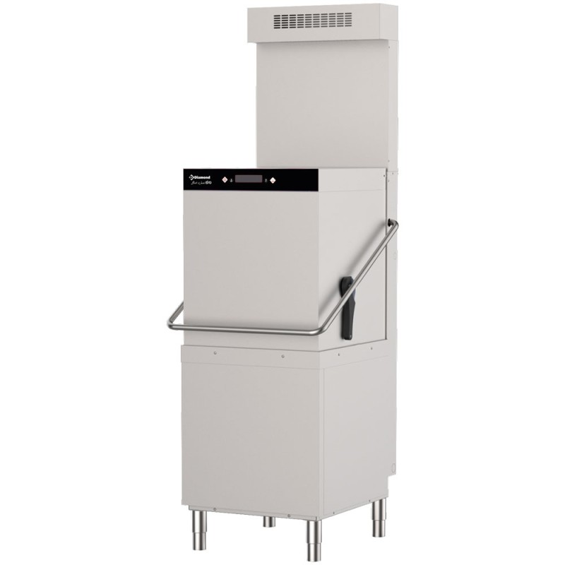 Lave-vaisselle à capot professionnel, pompe de vidange Diamond DCS9/EV-RC