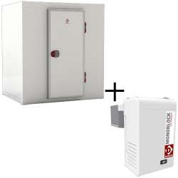 Ensemble chambre froide, isolation 80 mm, 1990 x 1990 x 2190 mm + groupe frigorifique Diamond C65B/BF_AP50M-1A-R2