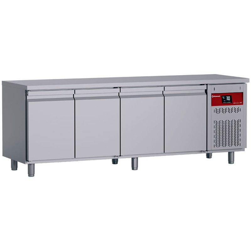 Table réfrigérée positive, 4 portes, 550 L Diamond DT224/P9H