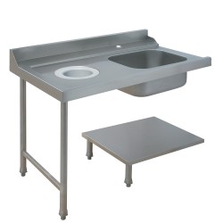 Lave-vaisselle à capot professionnel complet, panier 50x50 cm Diamond 015-25D/6/C-S