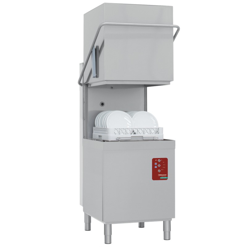 Ensemble lave-vaisselle professionnel, panier 50x50 cm, pompe de vidange + osmoseur Diamond DCS9/6_RS15/AT