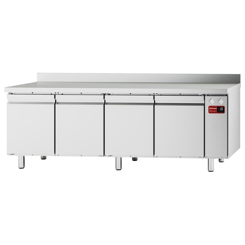 Table réfrigérée positive, 4 portes, 550 L Diamond TFM4/SG-12