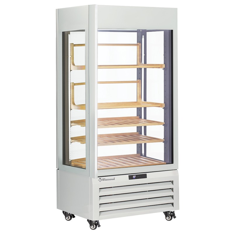 Vitrine réfrigérée professionnelle, 600 L, avec étagère basse, 0 / +20 °C Diamond MAX/609-VW2