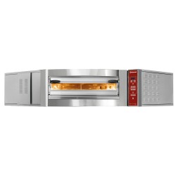Four à pizza professionnel électrique, 1 chambre, 8 pizzas, Ø 350 mm Diamond CGD/1-DG--230/3-