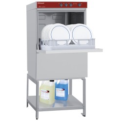Ensemble lave-vaisselle professionnel, panier 50x50 cm + soubassement ouvert Diamond 051D/6M_BD/F-S