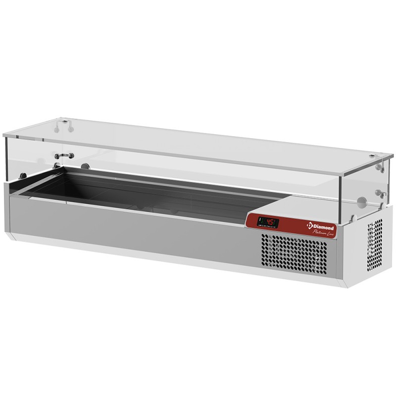 Saladette réfrigérée, 0 / +15 °C Diamond SY140/PL1