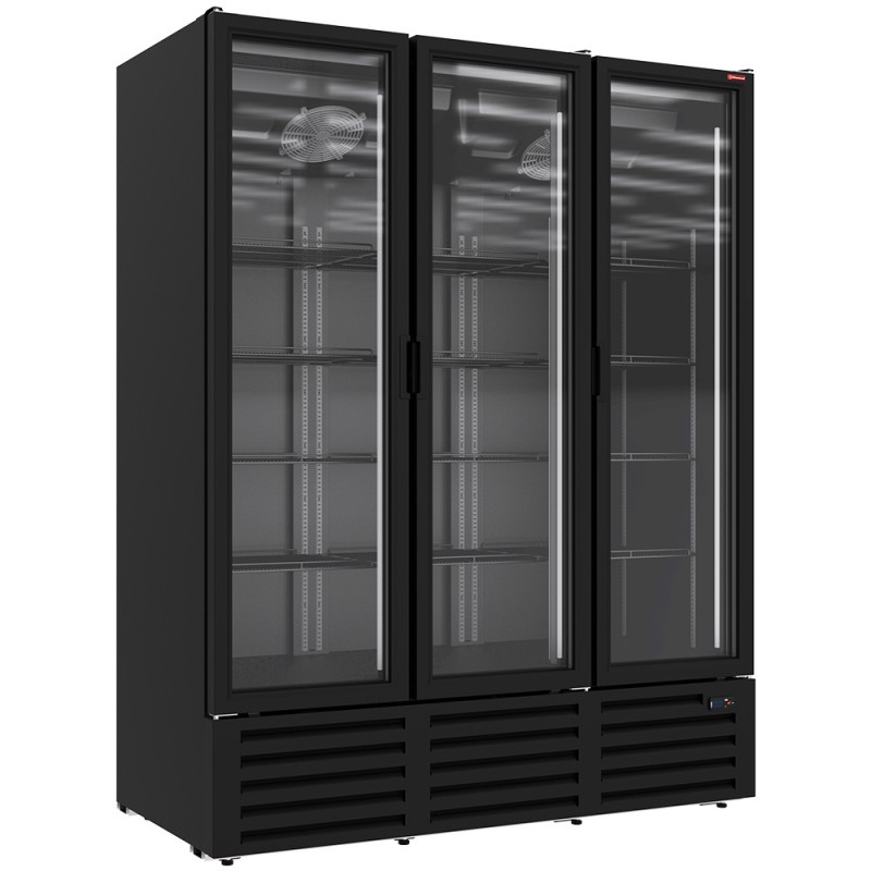 Vitrine à boissons, 3 portes, 1455 L, +1 / +9 °C Diamond DRP16-3B