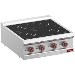 Cuisinière électrique à poser, 4 feux, 14 kW Diamond E7/4ID7T-N