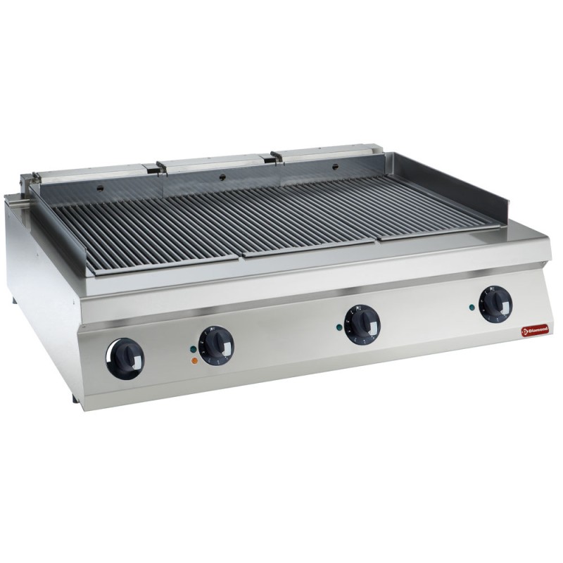 Grill professionnel électrique à poser, 11,25 kW Diamond E17/GPLP3-HP-230/3-