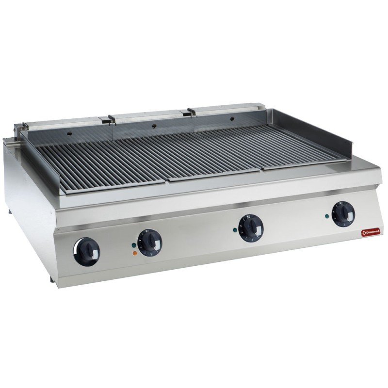 Grill professionnel électrique à poser, 17,4 kW Diamond E22/GPLP3-HP-230/3-