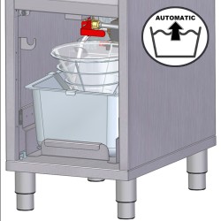 Friteuse professionnelle sur meuble électrique, 1 cuve Diamond FSM-16E/FL