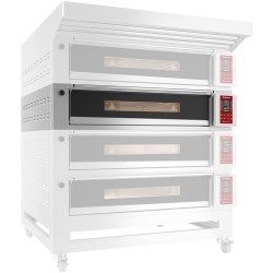 Four pâtissier professionnel électrique, 6 x 600 x 400, écran tactile, nettoyage automatique Diamond FT6M-18T