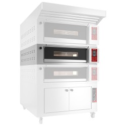 Four pâtissier professionnel électrique, 4 x 600 x 400, écran tactile, nettoyage automatique Diamond FT4M-18T