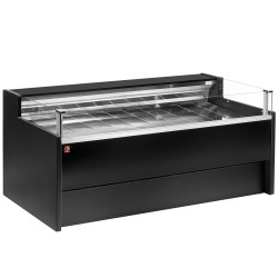 Comptoir vitrine libre-service positif, noir Diamond VZ25/B5-VR2/SS
