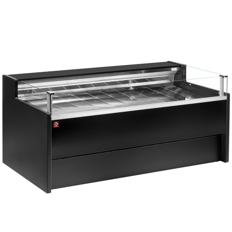 Comptoir vitrine libre-service positif, noir Diamond VZ25/B5-VR2/SS
