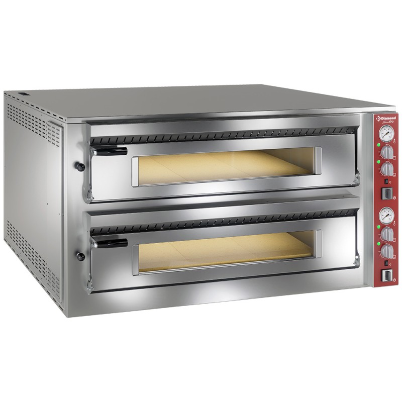 Four à pizza professionnel électrique, 2 chambres, 9 pizzas Diamond NRP/18L
