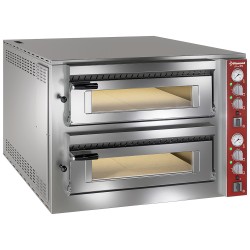 Four à pizza professionnel électrique, 2 chambres, 6 pizzas Diamond NRP/12