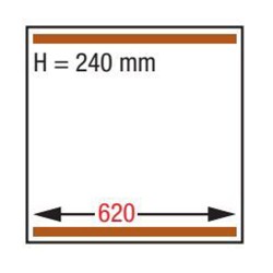 Machine sous vide, 1500 x 895 x 1150 mm Diamond CF-165T/S
