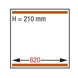 Machine sous vide, 1550 x 1145 x 1160 mm Diamond CF-175T/S