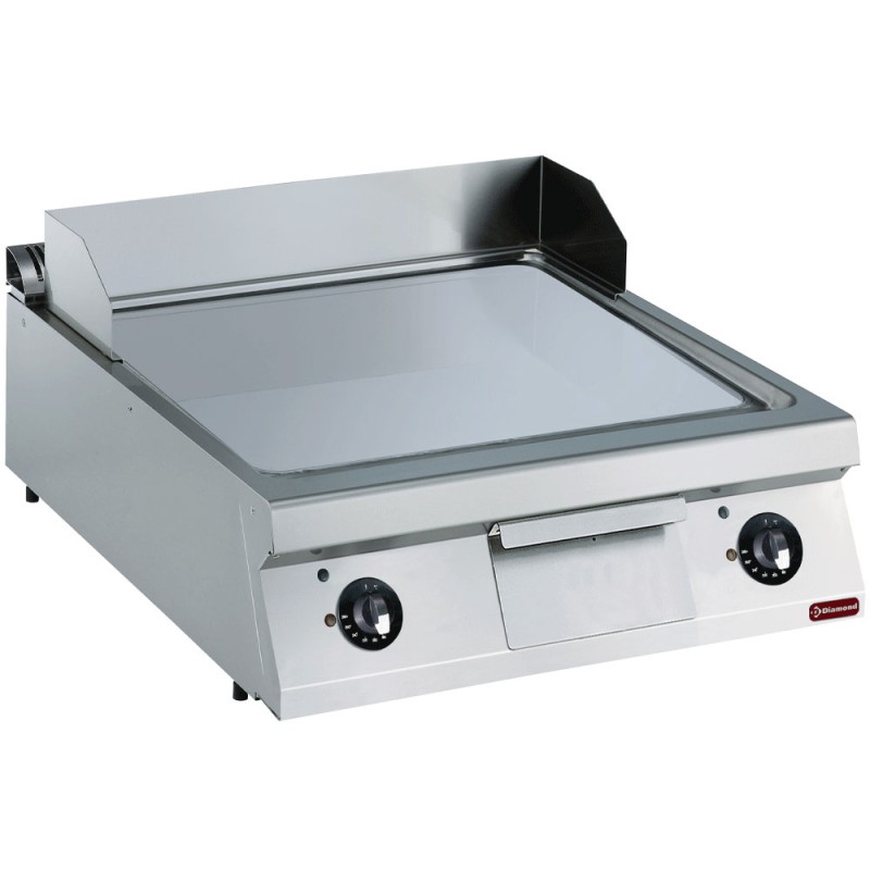 Plaque de cuisson professionnelle électrique à poser, plaque lisse, 15 kW Diamond E22/PL8T-230/3--NE